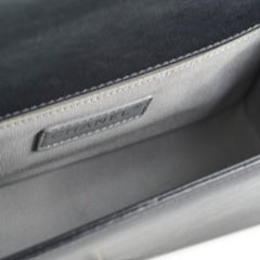 Chanel Old Medium Boy Chevron Lambskin Black