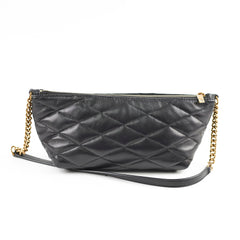 Saint Laurent Mini Quilted Leather Bag Black