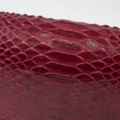 Celine Python Medium Classic Box Burgundy