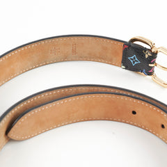 Lous Vuitton Black Multicolour Belt