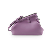 Fendi Small First Clutch Bag Nappa Lilac