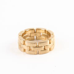 Cartier MAILLON PANTHÈRE Yellow Gold Ring size 53