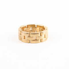 Cartier MAILLON PANTHÈRE Yellow Gold Ring size 53