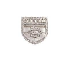Chanel Shield Crystal Brooch
