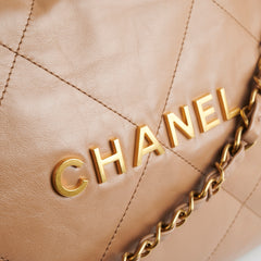 Chanel 22 Small Beige