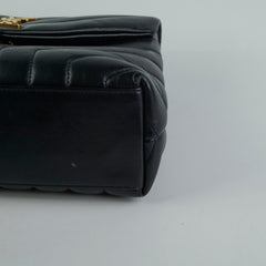 Saint Laurent Small Lou Lou Black Shoulder Bag