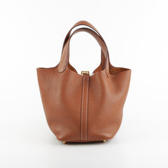 Hermes Picotin 18 Gold C Stamp