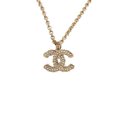 Chanel CC Logo Necklace Pearl