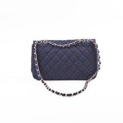 Chanel Cruise Line Denim Small Flap Bag Navy