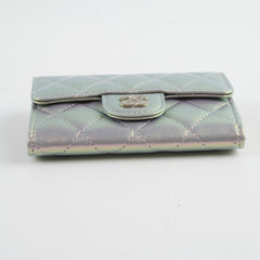 Chanel Iridescent Purple Card Holder 31 Series