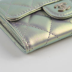 Chanel Iridescent Purple Card Holder 31 Series
