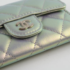 Chanel Iridescent Purple Card Holder 31 Series