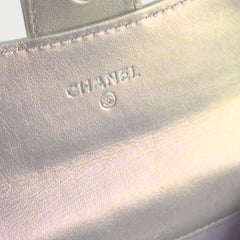 Chanel Iridescent Purple Card Holder 31 Series