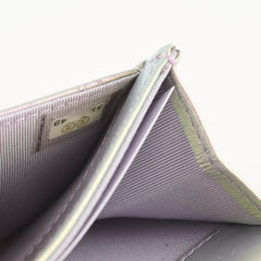 Chanel Iridescent Purple Card Holder 31 Series