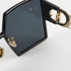 Christian Dior Sunglasses Black/Champagne Gold