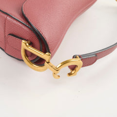 Christian Dior Mini Saddle Bag Dusty Pink