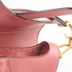 Christian Dior Mini Saddle Bag Dusty Pink