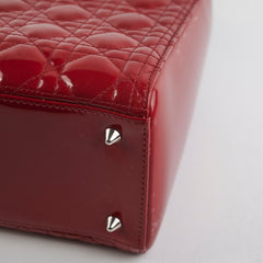 Deal of The Week - Christian Dior Lady Dior Medium Red Patent