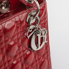 Deal of The Week - Christian Dior Lady Dior Medium Red Patent