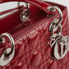 Deal of The Week - Christian Dior Lady Dior Medium Red Patent