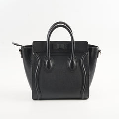 Celine Luggage Nano Black