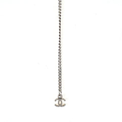 Chanel CC Costume Jewellery Silver Necklace