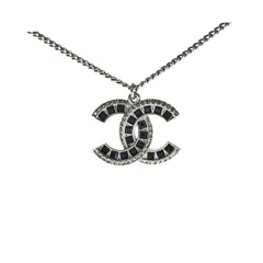 Chanel CC Costume Jewellery Silver Necklace