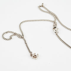 Chanel CC Costume Jewellery Silver Necklace