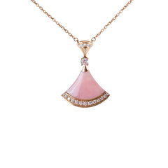 Bvlgari Diva's Dream Diamond Necklace 18k Rose Gold