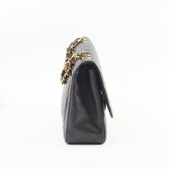 Chanel Jumbo Caviar Single Flap Black Series 12