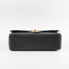 Chanel Jumbo Caviar Single Flap Black Series 12