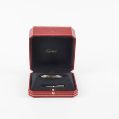 Cartier Small Model Love Bracelet Size 17 White Gold