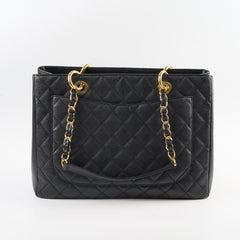 Chanel Caviar Grand Shopping Tote GST Black