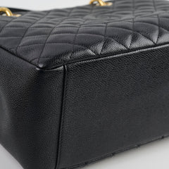 Chanel Caviar Grand Shopping Tote GST Black
