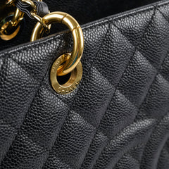 Chanel Caviar Grand Shopping Tote GST Black