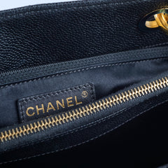 Chanel Caviar Grand Shopping Tote GST Black
