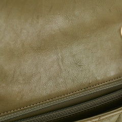 ITEM 27 - Chanel Mini Rectangular Cuba Chevron Bag Khaki