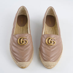 Gucci Marmont Espadrilles Dusty Pink Size 40