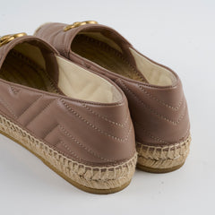 Gucci Marmont Espadrilles Dusty Pink Size 40