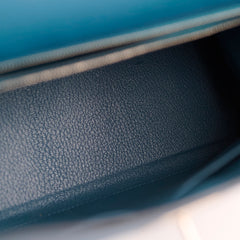 Hermes Kelly 28 blue T Stamp