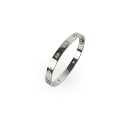 Cartier White Gold 4 Diamond Size 16 Bracelet