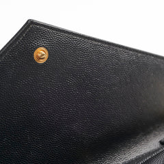 Saint Laurent Cassandre Wallet on Chain WOC Black
