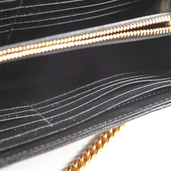 Saint Laurent Cassandre Wallet on Chain WOC Black