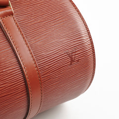Louis Vuitton Epi Soufflot Shoulder Bag Brown