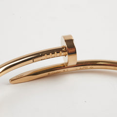 Cartier Juste Un Clou JUC Bracelet Yellow Gold Size 18 2019