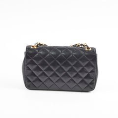 Chanel Vintage Matelasse Lambskin Bag Black