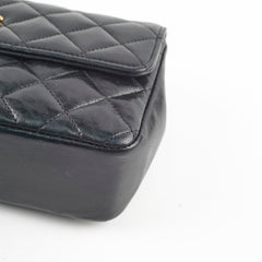 Chanel Vintage Matelasse Lambskin Bag Black