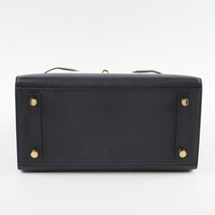 Hermes Birkin 25 Sellier Epsom Noir - U Stamp