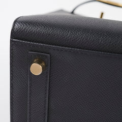 Hermes Birkin 25 Sellier Epsom Noir - U Stamp