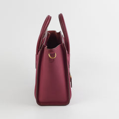 ITEM 14 - Celine Nano Luggage Burgundy